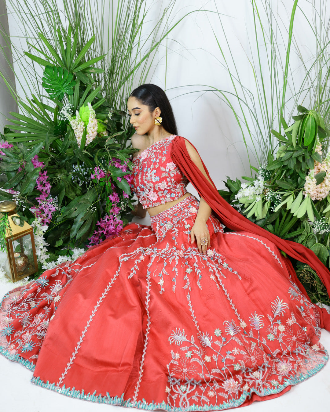 Embroidered lehenga