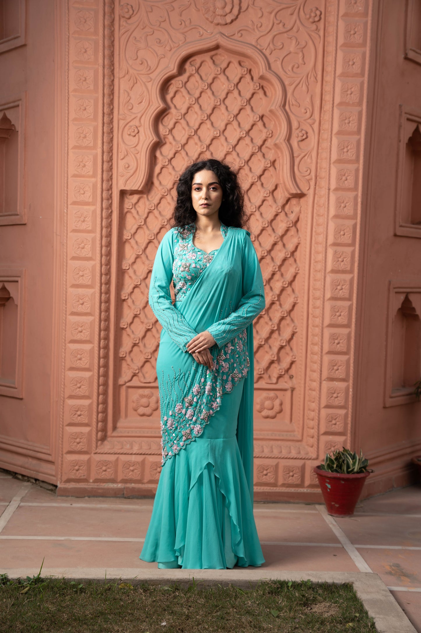 Pre-Draped Saree